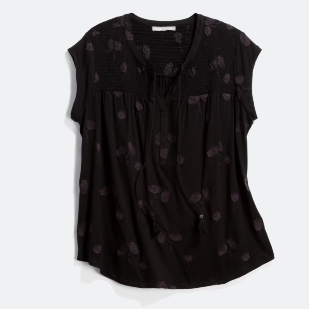 Dipti Embroidery Detail Knit Top